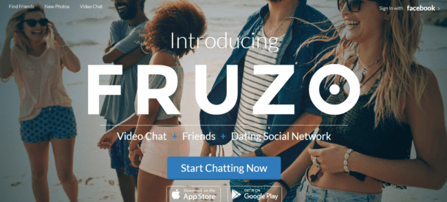 Fruzo, Omegle alternative, Omegle substitute in 2019