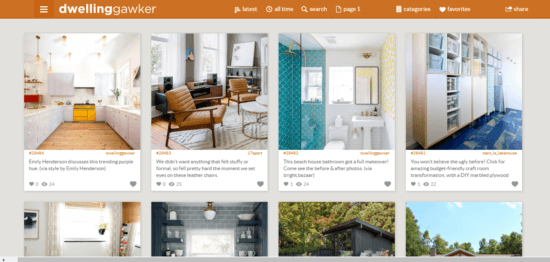 dwellinggawker as alternatives to Pinterest 