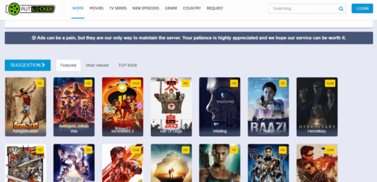 Putlocker - alternative to Primewire