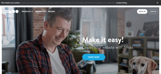 Jimdo - Free websites like squarespace 