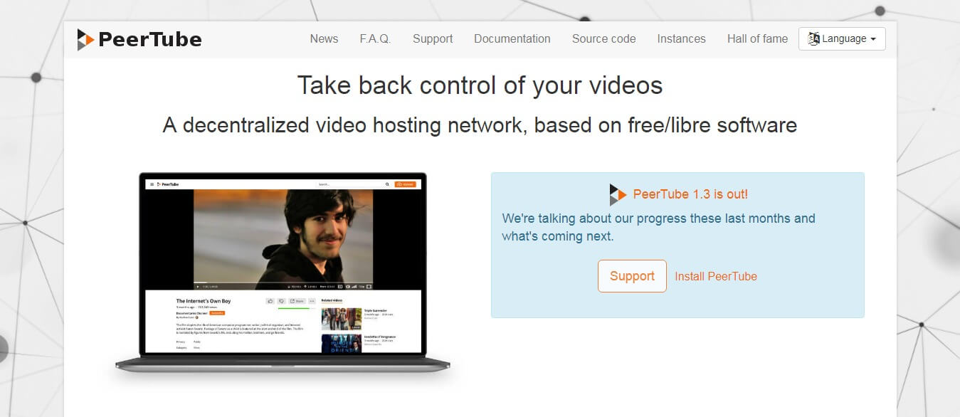 PeerTube - Best youtube alternative