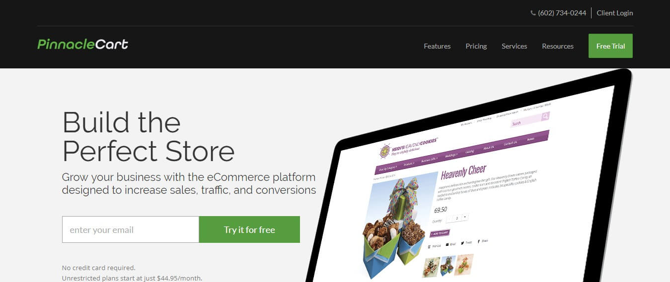 PinnacleCart - shopify alternatives for drop shipping