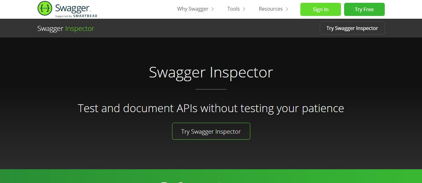 Swagger Inspector - Postman alternatives 2019