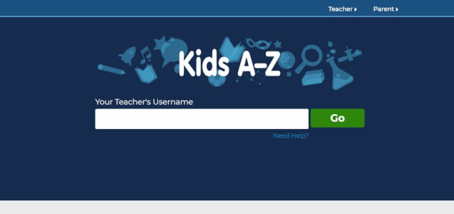 Kids Login Kids A-Z