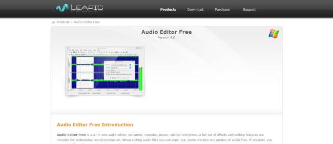 Leapic Audio Editor