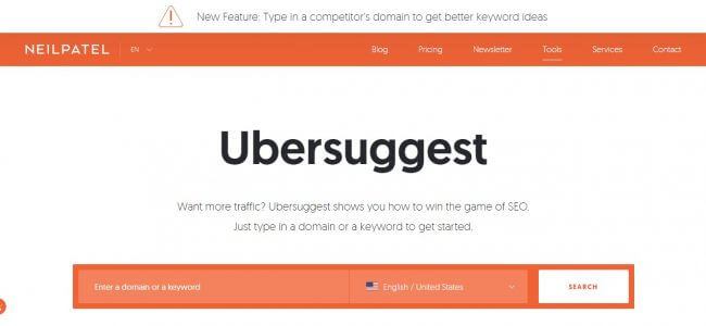 Ubersuggest