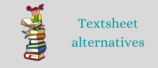 textsheet alternatives