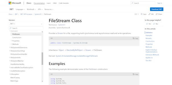 Filestream