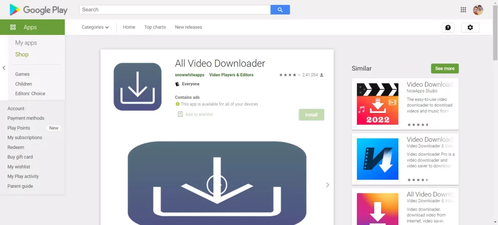 Video Downloader All