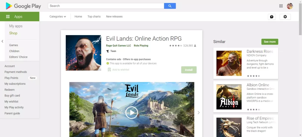 Evil Lands: Online Action RPG