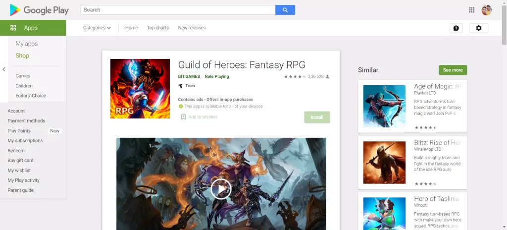Guild of Heroes - Fantasy RPG