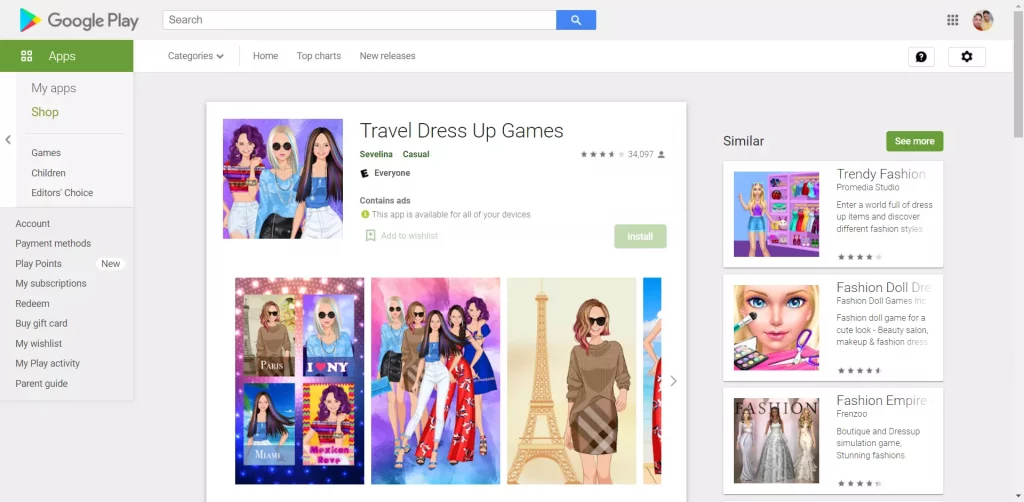 Travel-Dress-up